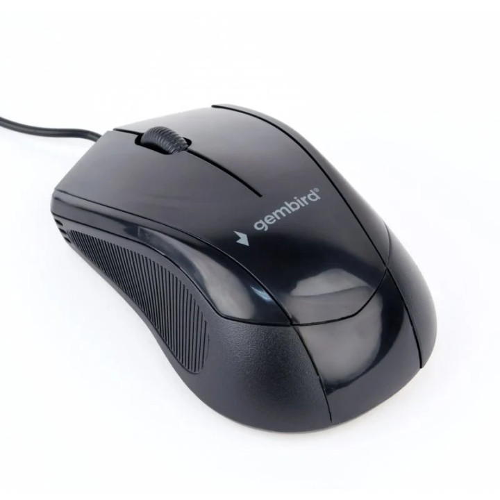 Raton Gembird USB 1000DPI Black | InfoChen Canarias