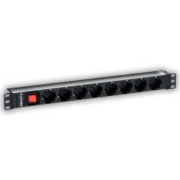 Pdu Tipo Regleta Salicru De 8 Tomas Sch/sch Con Interruptor |