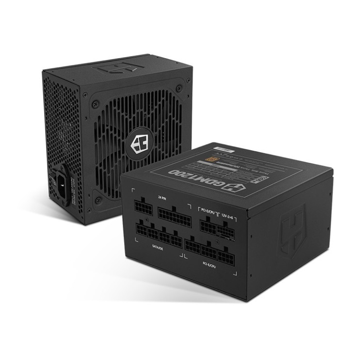 Fuente De Alimentacion Nox Hummer Gdm 1200W 80+ Gold Modular
