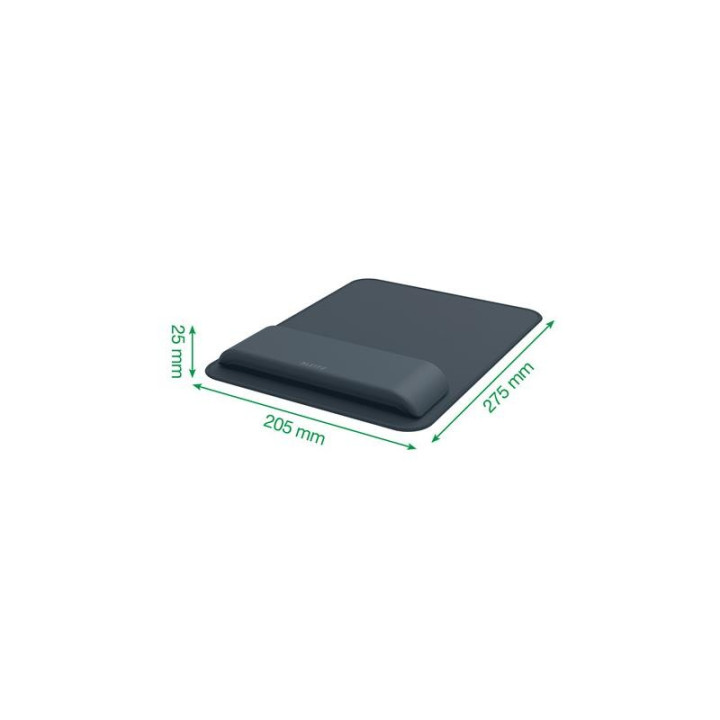 Alfombrilla + Reposamuñeca Teclado Leitz Ergonomico Grey |
