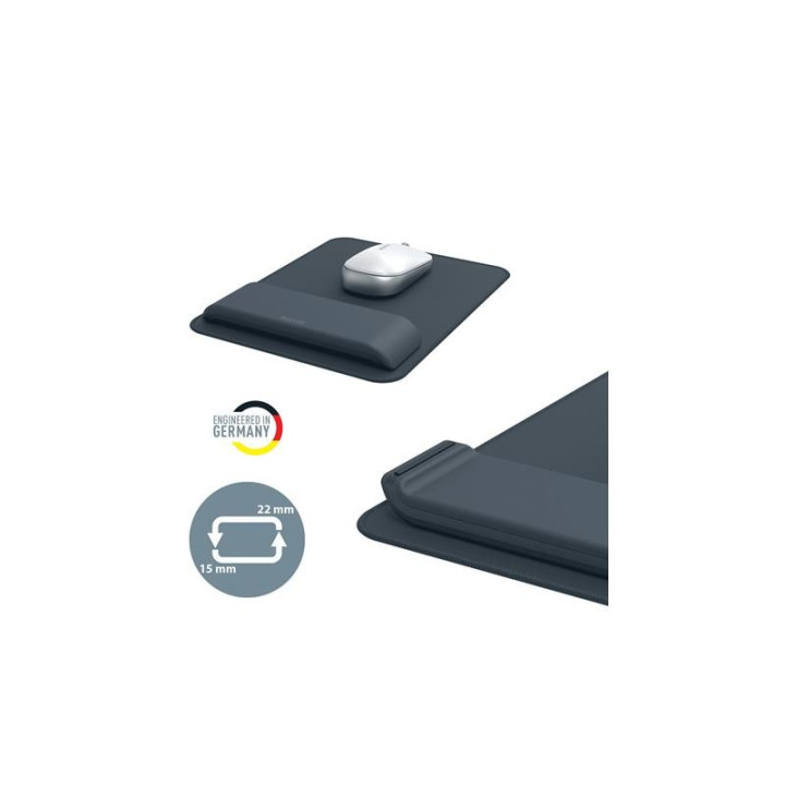 Alfombrilla + Reposamuñeca Teclado Leitz Ergonomico Grey |