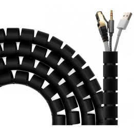 Organizador De Cable Aisens Flexible 25MM 2M Black | InfoChen