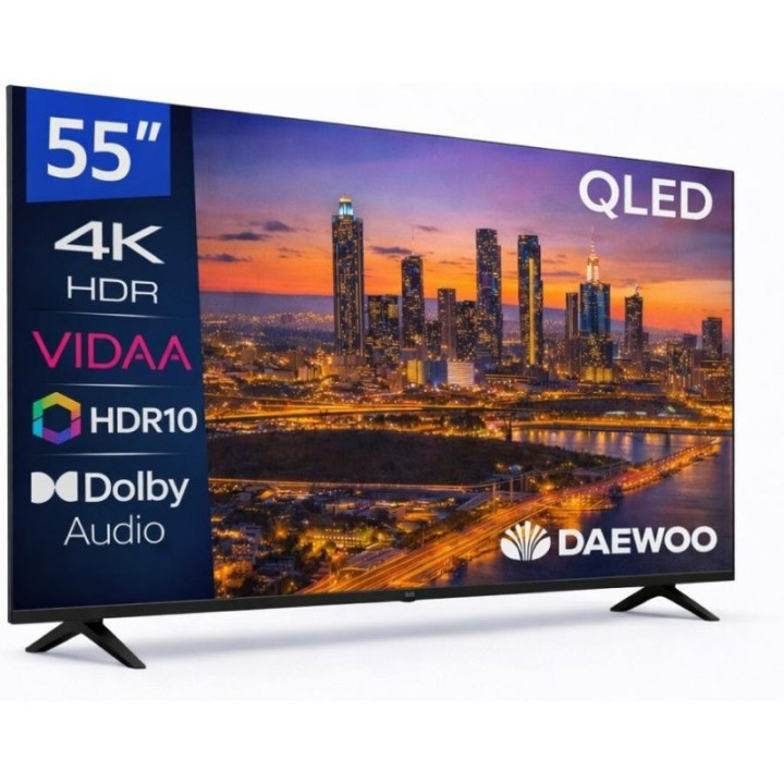 Televisor Daewoo 55 Qled 4K UHD USB Smart TV Android WIFI |