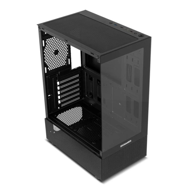 Caja Ordenador Gaming Nox Hummer Vision Atx Black | InfoChen