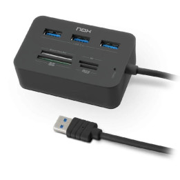 Lector De Tarjetas Nox + Hub USB 3 | InfoChen Canarias
