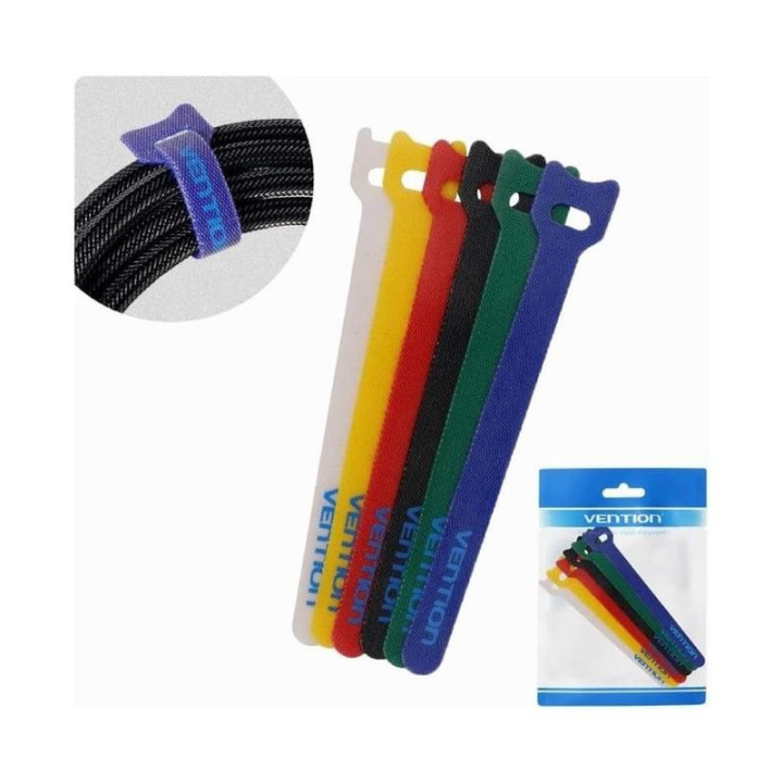 Tiras Organizadora Vention 15CM Multicolor Pack 6UD | InfoChen