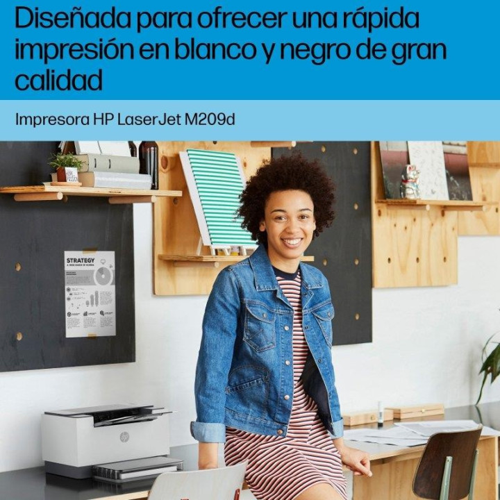 Impresora HP Laser Monocromo Laserjet M209D | InfoChen Canarias