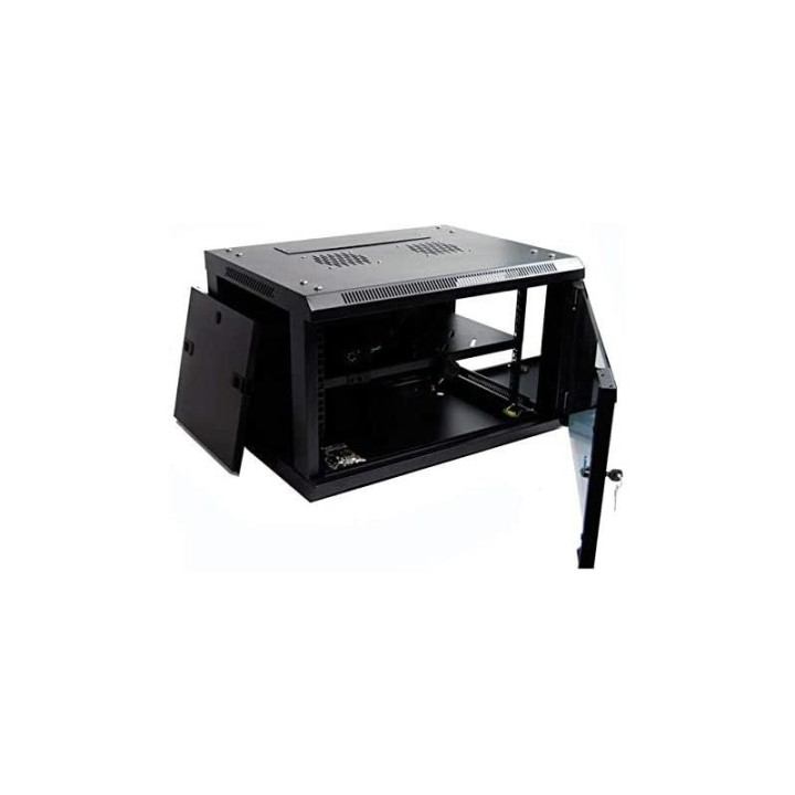 Armario Rack Powergreen 6U 60X45 Termostato + Ventiladores + 1