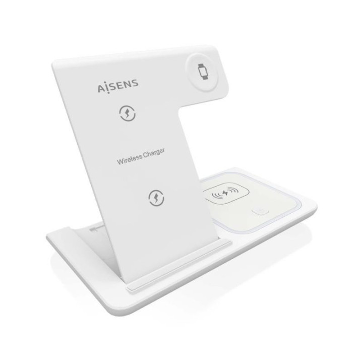 Base Cargador Aisens Smartphone/apple Watch/auriculares Wireless