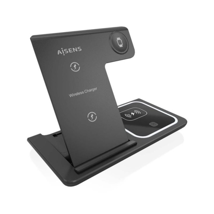 Base Cargador Aisens Smartphone/apple Watch/auriculares Wireless