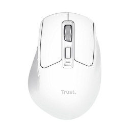 Raton Trust Niven Wireless Recargable USB-C White | InfoChen