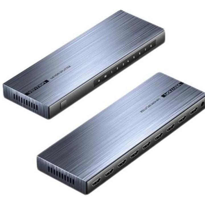 Splitter Vention HDMI 2.0 4K 1X8 Black | InfoChen Canarias