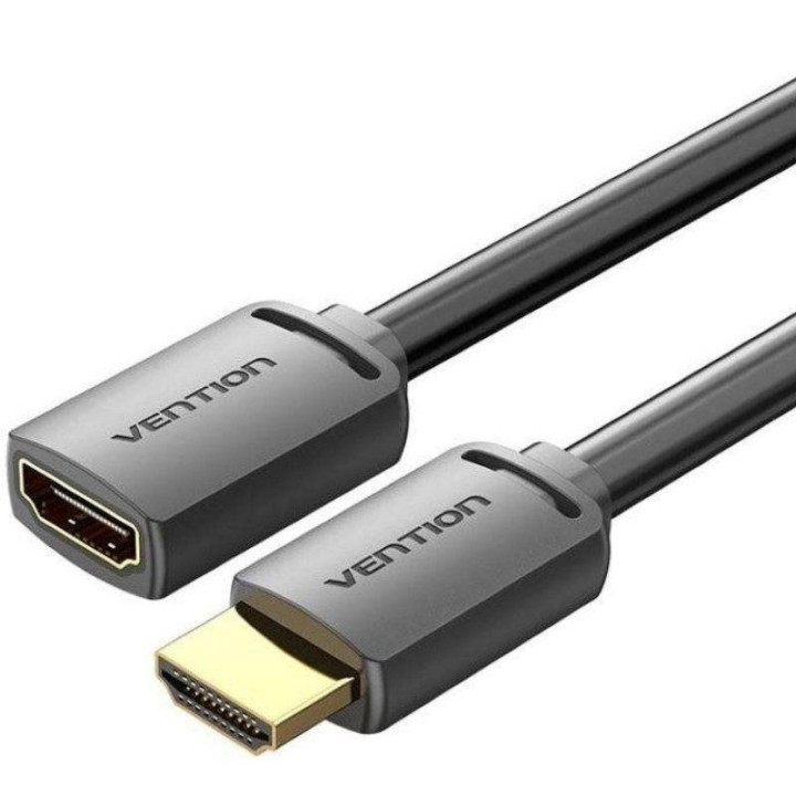 Cable HDMI 4K Alargador Vention Am/ah 1M Black | InfoChen