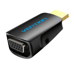 Adaptador Conversor Vention Hdmi/m A Vga/h Audio Jack 3.5 Black |