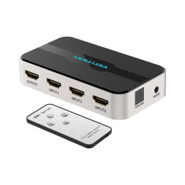 Duplicador Vention 3XHDMI Hembra - HDMI Macho X1 Audio
