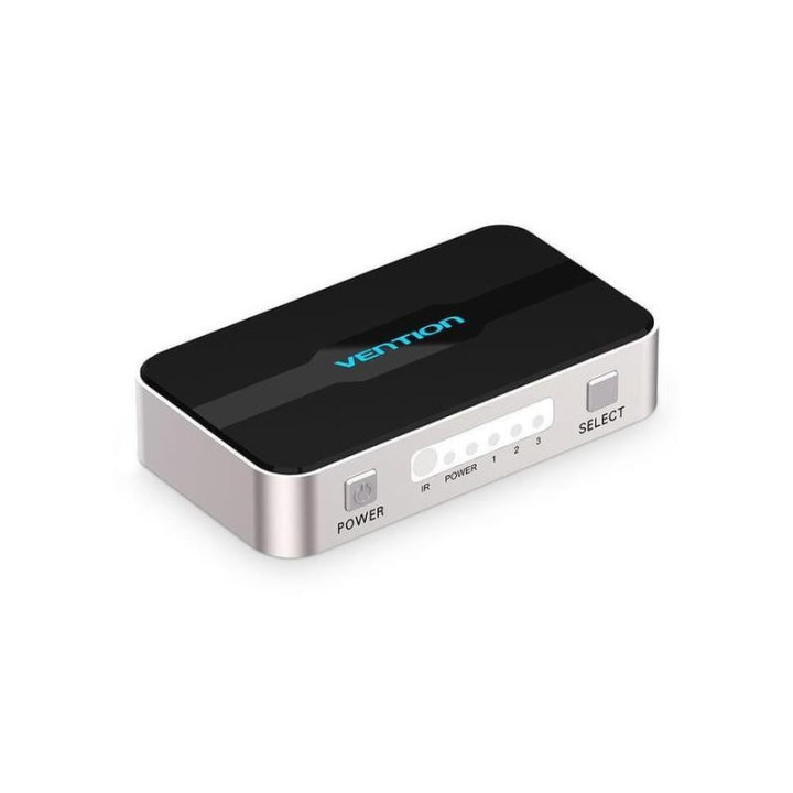Duplicador Vention 4XHDMI Hembra - HDMI Macho Silver/black |