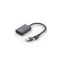 Conversor Vention USB-C/m USB-A/m A Hdmi/h 0.15M Black | InfoChen