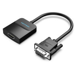 Cable Conversor Vention Vga/m - Hdmi/h 15CM Black | InfoChen