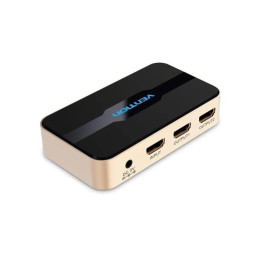 Duplicador Vention 2XHDMI Hembra - HDMI Macho Gold/black |