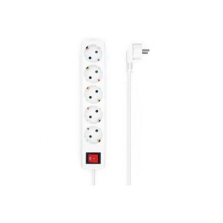Regleta Aisens 5 Schukos Proteccion Interruptor 1,4M White |