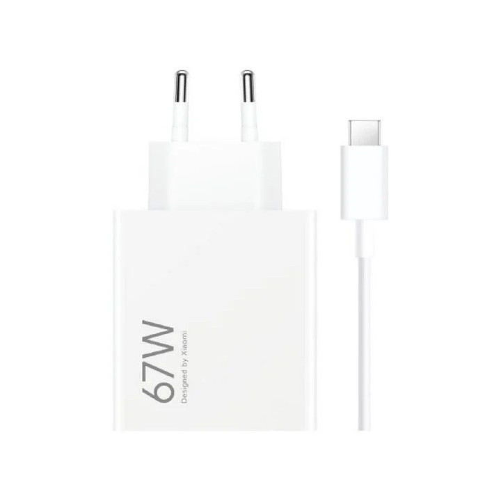 Cargador De Pared Xiaomi Hypercharge Combo 67W USB-A + Cable
