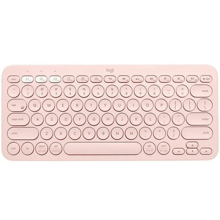 Teclado Logitech K380 TKL Bluetooth Multi-Device Rose | InfoChen