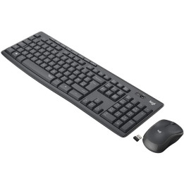Teclado + Raton Logitech MK295 Wireless Silent Grafito | InfoChen