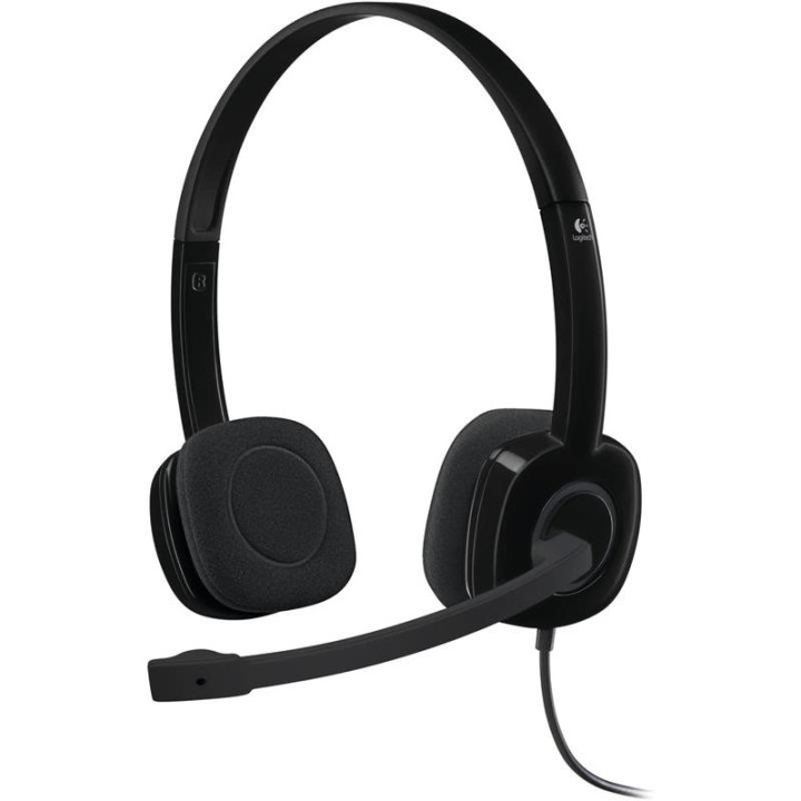 Auriculares + Microfono Logitech H151 Black | InfoChen Canarias