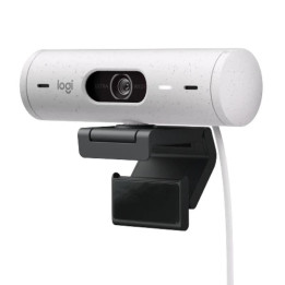 Webcam Logitech Brio 500 Fhd USB-C White | InfoChen Canarias
