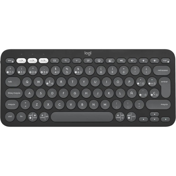 Teclado Logitech Pebble Keys 2 K380S TKL Wireless Black |