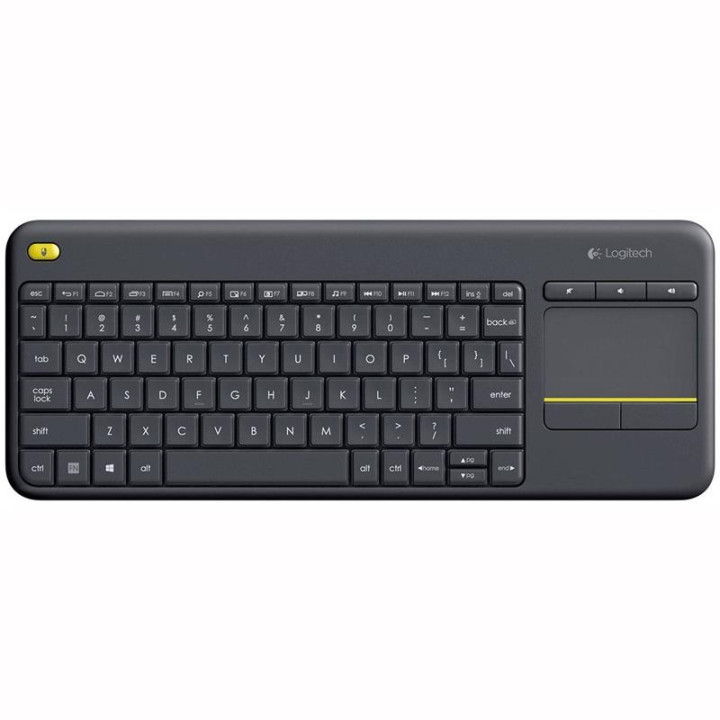 Teclado Logitech K400 Rf Wireless Touchpad Black | InfoChen