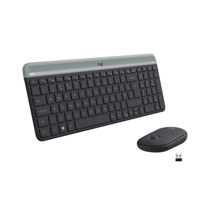 Teclado + Raton Logitech MK470 Slim Wireless Silent | InfoChen