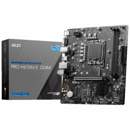 Placa Base Msi Pro H610M-E DDR4 Matx VGA + HDMI | InfoChen