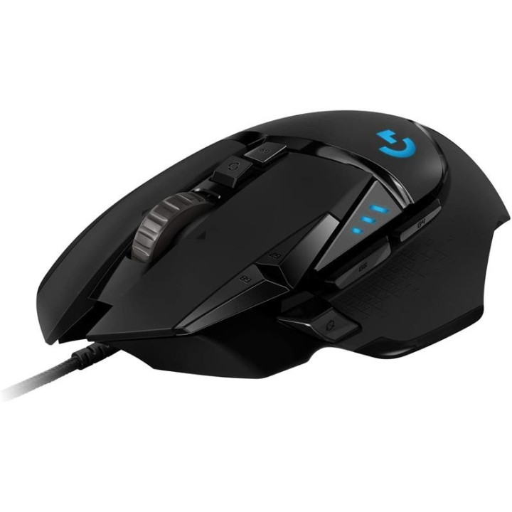 Raton Logitech G502 Hero Optico USB Gaming Black | InfoChen