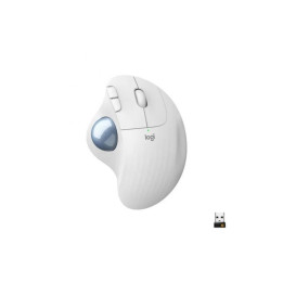 Raton Logitech Ergo M575 Bluetooth & Wireless White | InfoChen