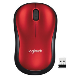 Raton Logitech M185 Wireless Red | InfoChen Canarias