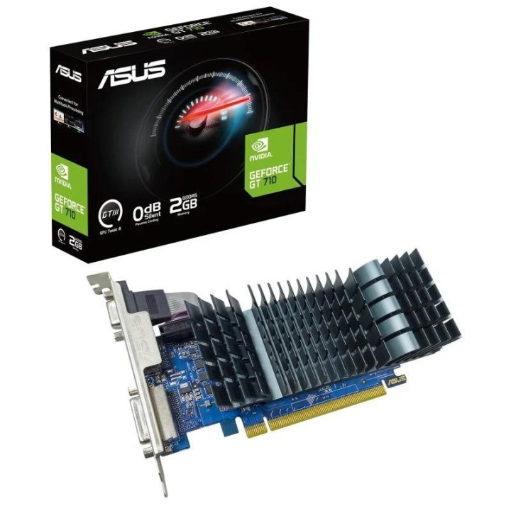 Tarjeta De Video Asus Gt 710 2GB VGA HDMI DVI GDDR5 Low Profile |