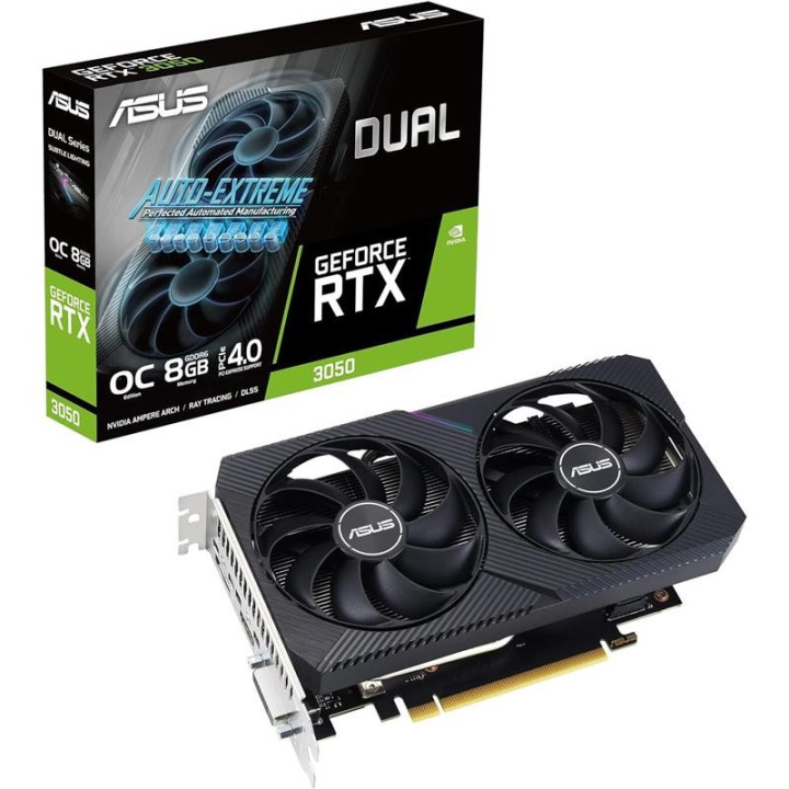Tarjeta De Video Asus Dual Nvidia Rtx 3050 8GB V2 Oc GDRR6 Pcie |