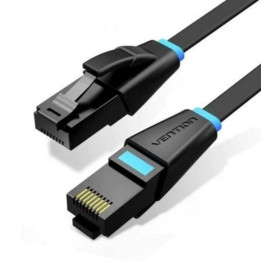 Cable De Red CAT.6 Utp 0.5M Vention Plano Black | InfoChen