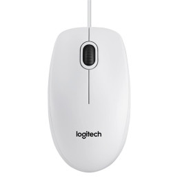 Raton Logitech B100 USB White | InfoChen Canarias
