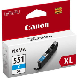 Tinta Canon CLI551XLC Cyan | InfoChen Canarias