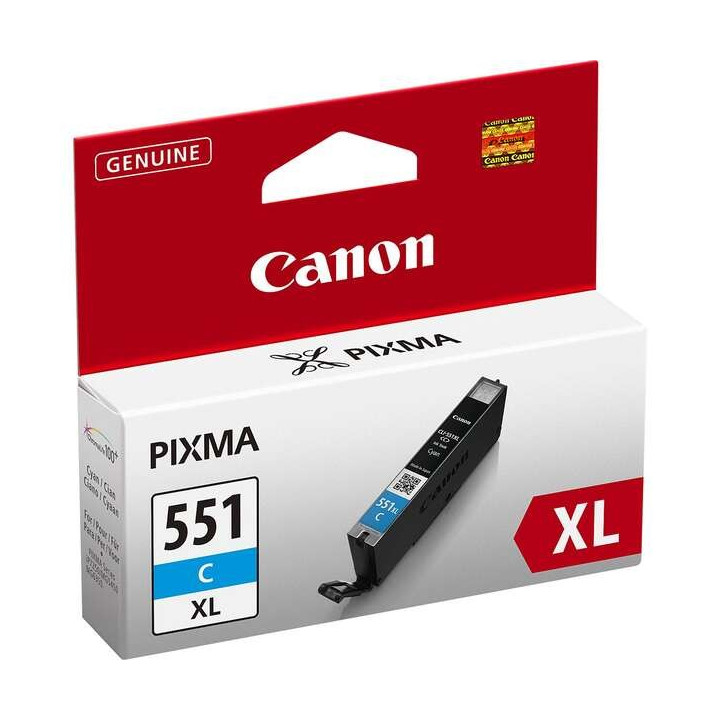 Tinta Canon CLI551XLC Cyan | InfoChen Canarias