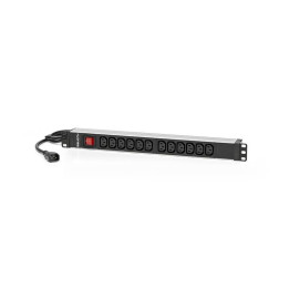 Pdu Tipo Regleta Salicru De 12 Tomas C13/C14 Con Interruptor |