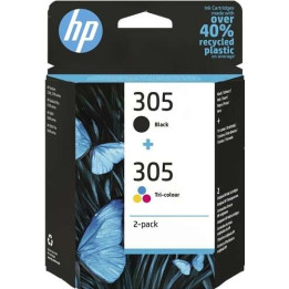 Tinta HP 6ZD17AE 305 Multipack Black+color | InfoChen Canarias