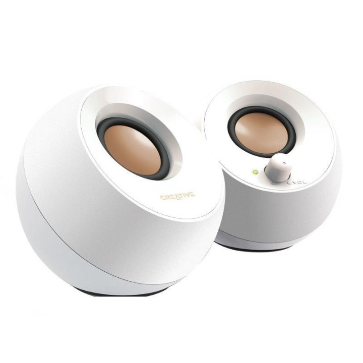 Altavoces Creative Pebble 2.0 USB White | InfoChen Canarias