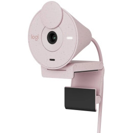 Webcam Logitech Brio 300 Fhd USB-C Rose | InfoChen Canarias