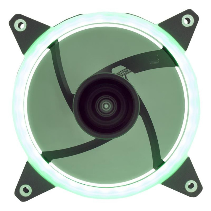 Ventilador 12CM Unykach Candy 20 Adicional Chasis Green Ring LED