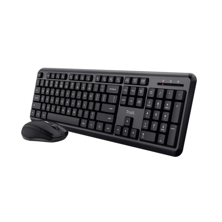 Teclado + Raton Trust TKM-360 Wireless Silent Black | InfoChen