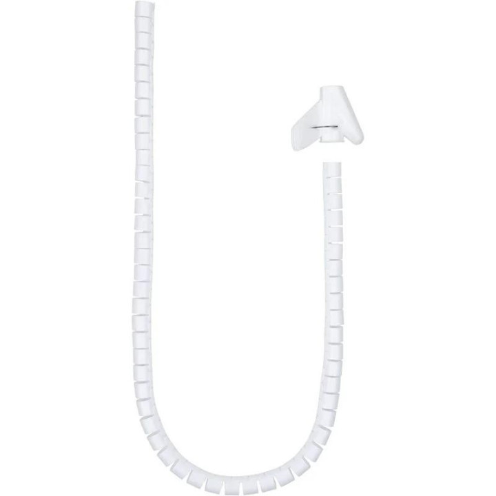 Organizador De Cable Nanocable Flexible 25MM 3M White | InfoChen