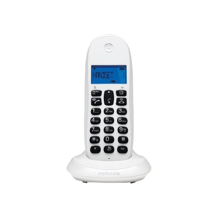Teléfono Motorola C1001 Call Blocking Dect Wireless White |